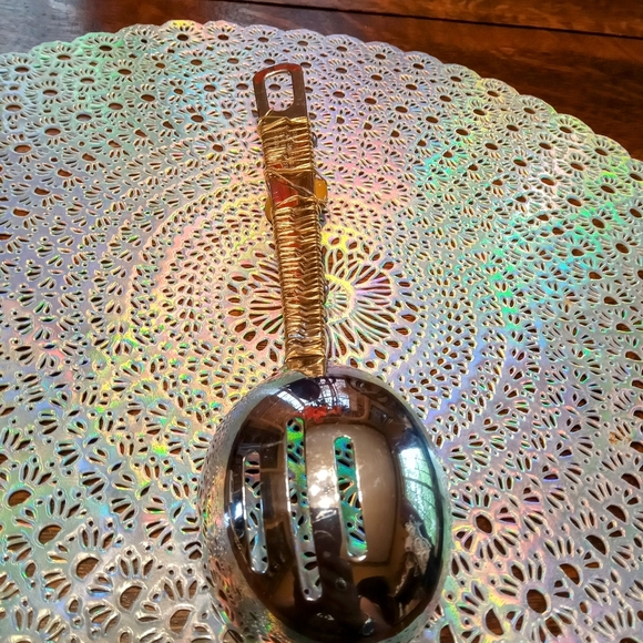 Beaded Wire wrapped Stainless Steel Serving Utensils - Picture 3 of 9